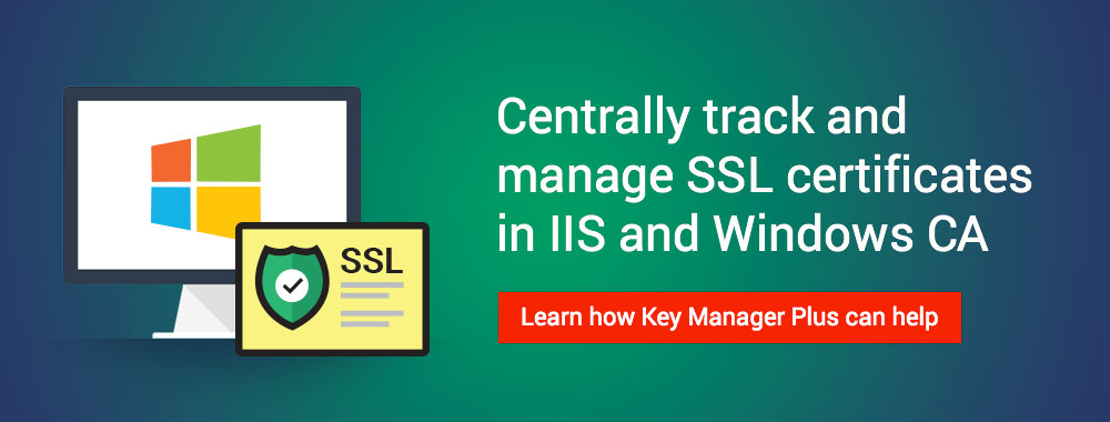 centralized ssl certificate support iis
